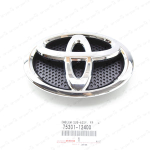 New Genuine Toyota 13-15 Rav4 Chrome Front Radiator Grille Emblem 75301-12400