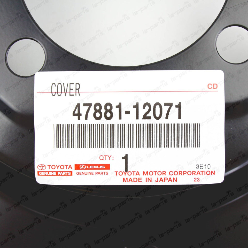 New Genuine OEM Toyota 10-15 Prius Rear Rh Disc Brake Dust Cover 47881-12071