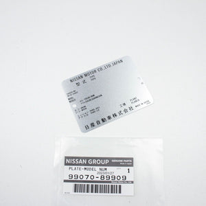 New OEM JDM Genuine Nissan Datsun 240Z 280Z B110 210 310 510 Model  Chassis Number Plate Model Info Engine Bay Plaque 99070-89909