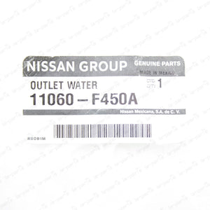 New Genuine Nissan 1998-2004 Frontier 2.4 Outlet Water Bypass 11060-F450A