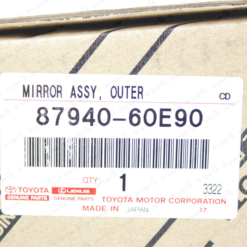 New Genuine OEM Toyota Land Cruiser HZJ79 GRJ71 Outer Rear View Mirror PAIR