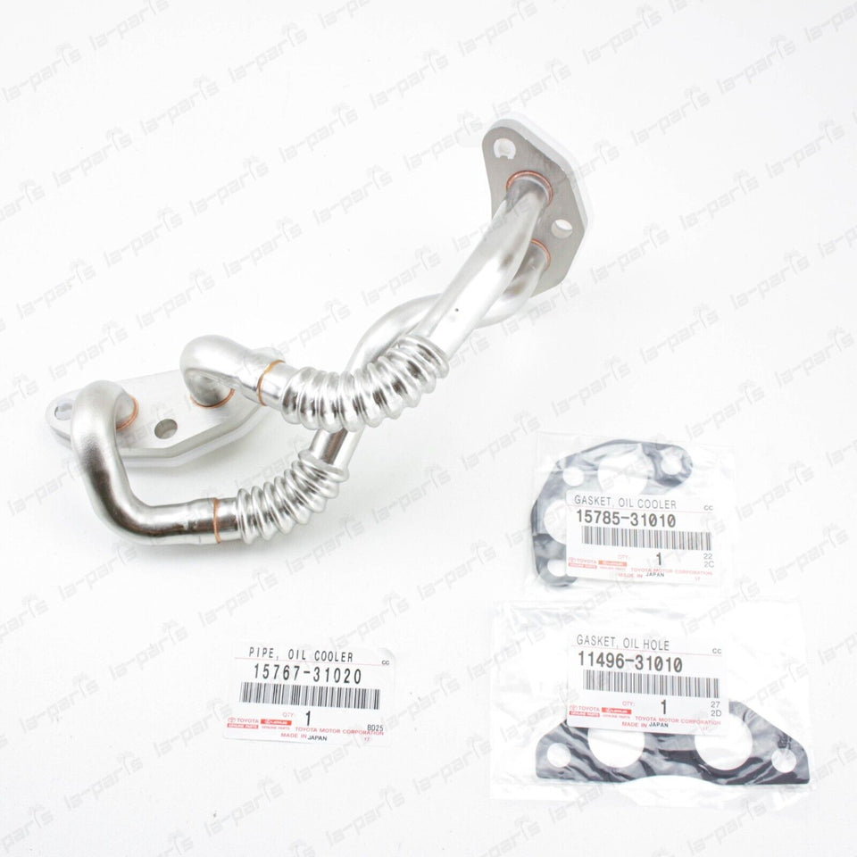 New Genuine Toyota Lexus  3.5 L Engine Oil Cooler Pipe With Gaskets 15767-31020