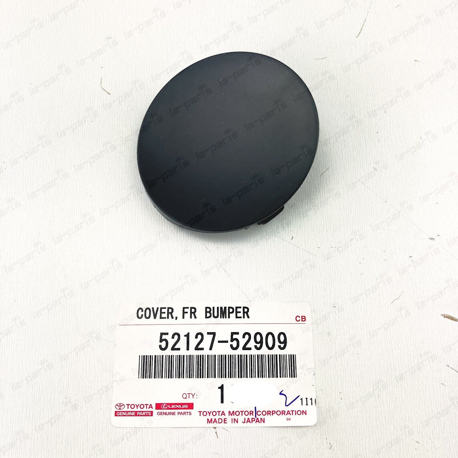 New Genuine Toyota Yaris Front Bumper Tow Hook Hole Cap Cover 52127-52 ...