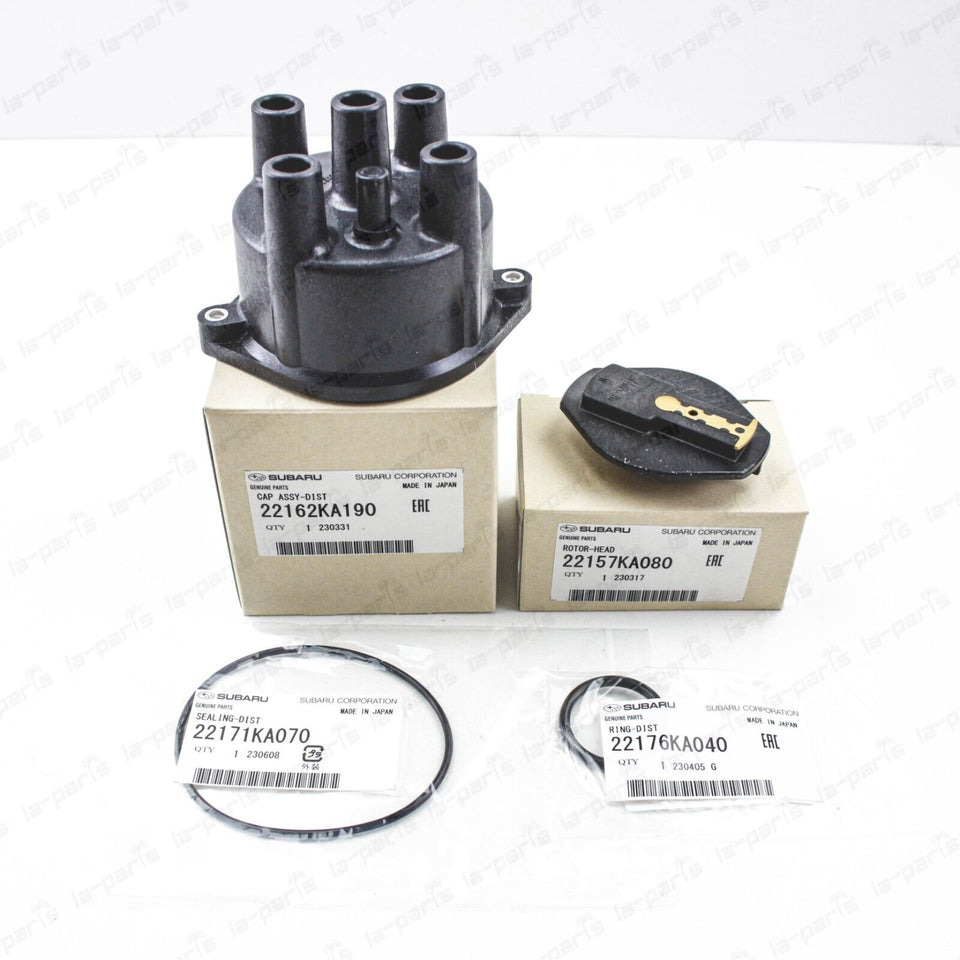 New Genuine Subaru Sambar KS3 KS4 KV3 KV4 Distributor Cap & Rotor  & Gaskets Set