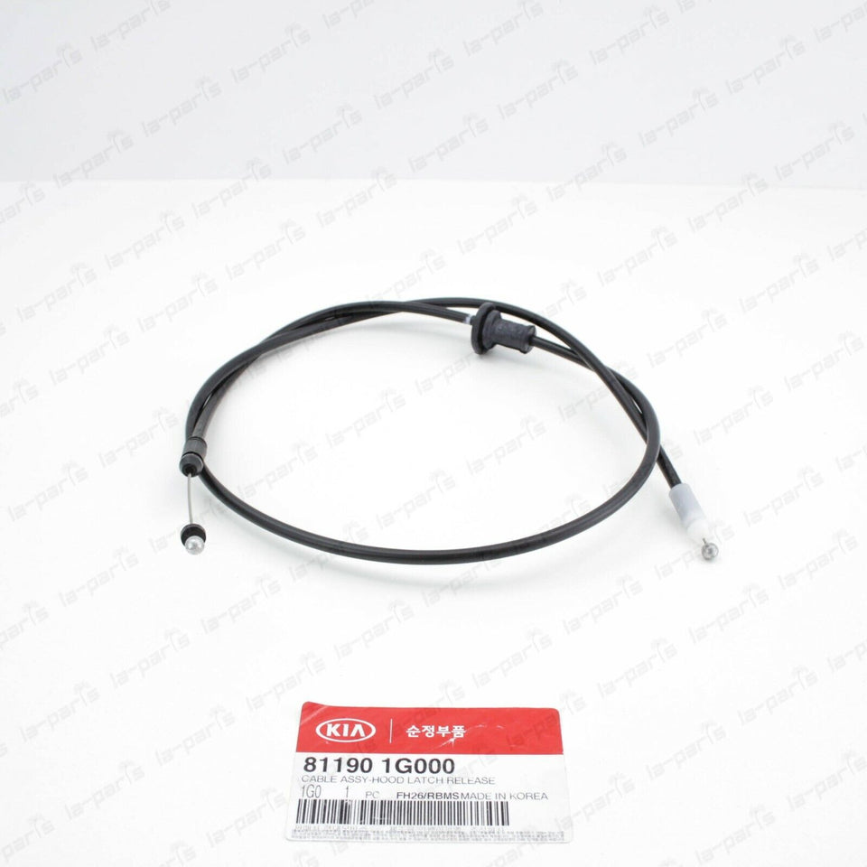 New Genuine Kia 2006-2011 Rio Hood Release Cable 81190-1G000