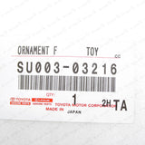 New Genuine Toyota 13-16 GT FT 86 Scion FR-S FRS Front Radiator Grille Emblem