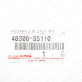 New Genuine Toyota Rear Spring Bumper Sub-Assy 48306-35110