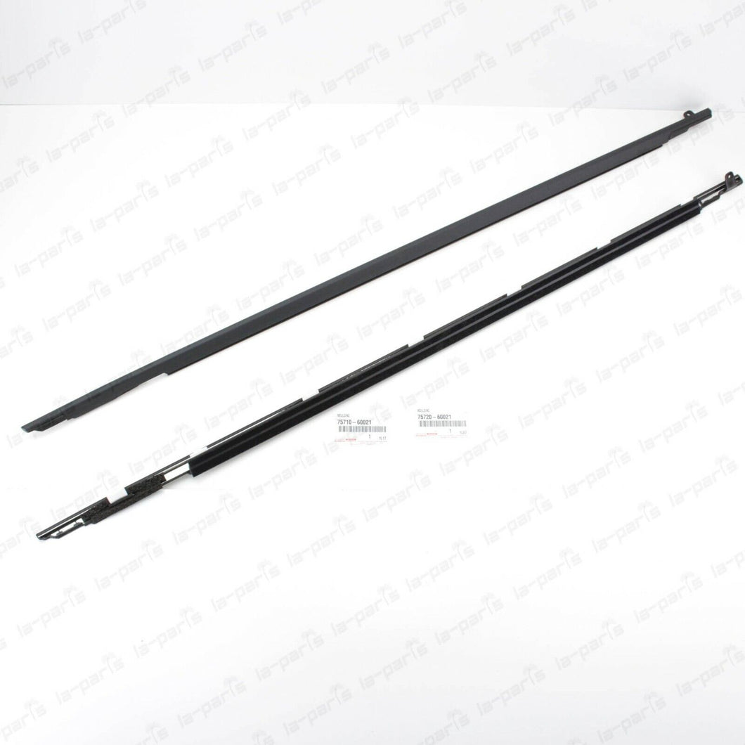 Genuine Toyota 91-97 Lc Fzj80 Lexus Lx450 Front Door Belt Moulding Set Lh + Rh