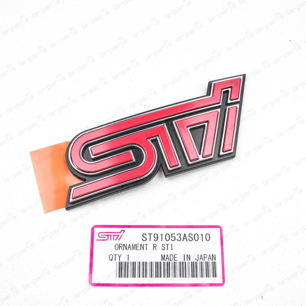 STi for Subaru BRZ ZC6 13-19 Edition Rear STi Emblem Badge ST91053AS010