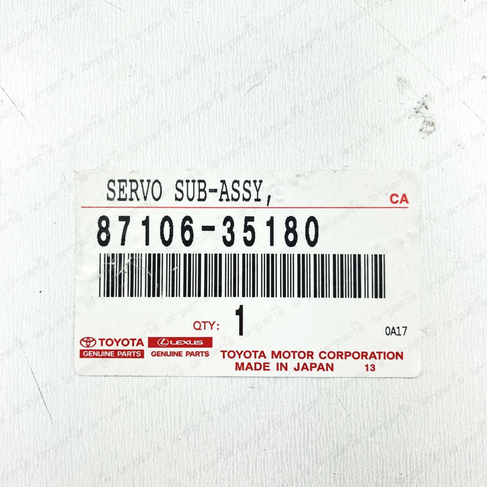 New Genuine Toyota 4Runner & Lexus Gx470 Evap Damper Servo Motor 87106 ...