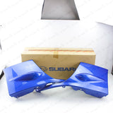 New Genuine Subaru Impreza 03-05 WRX STi Blue Front Bumper Air Dam Skirt PAIR