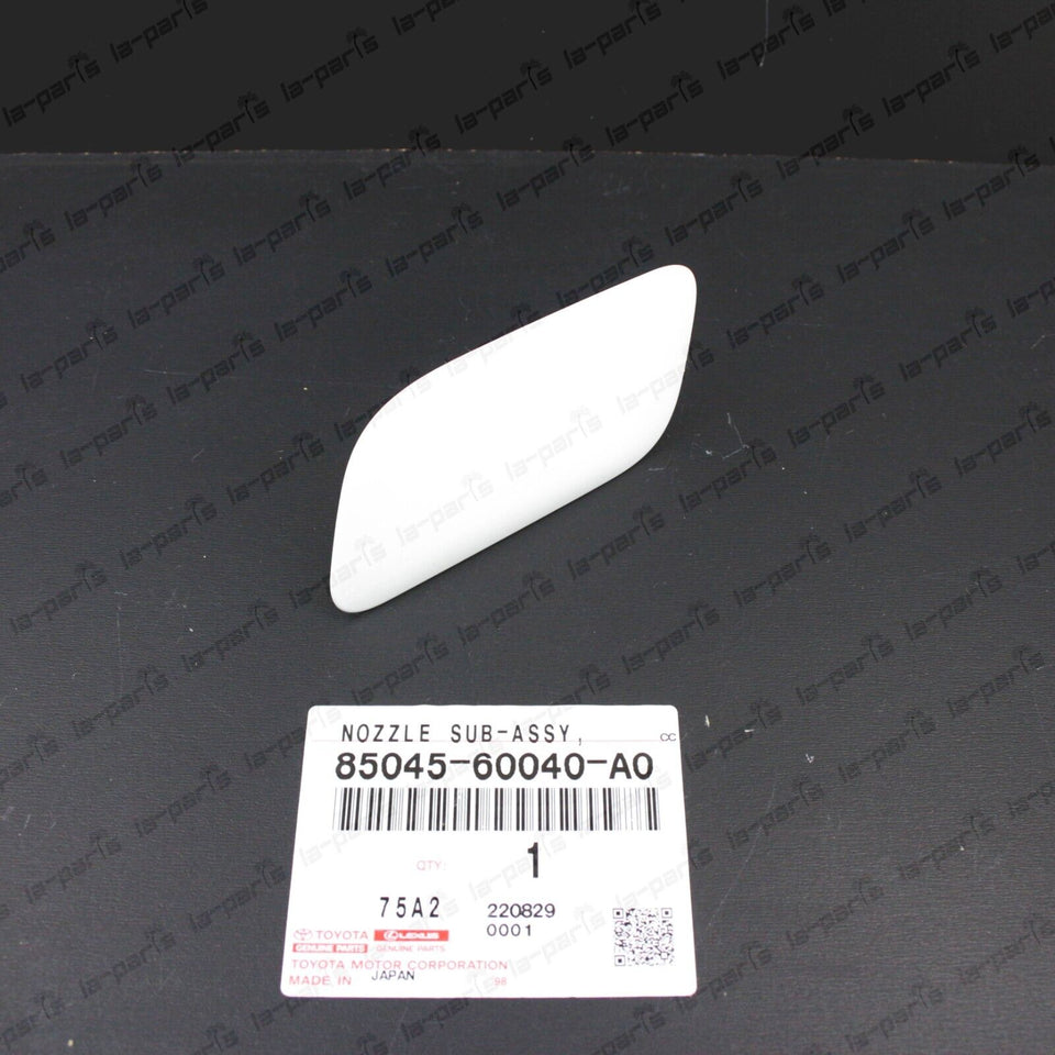 New Genuine Lexus 08-13 LX570 White Driver side Headlamp Washer Nozzle Cap