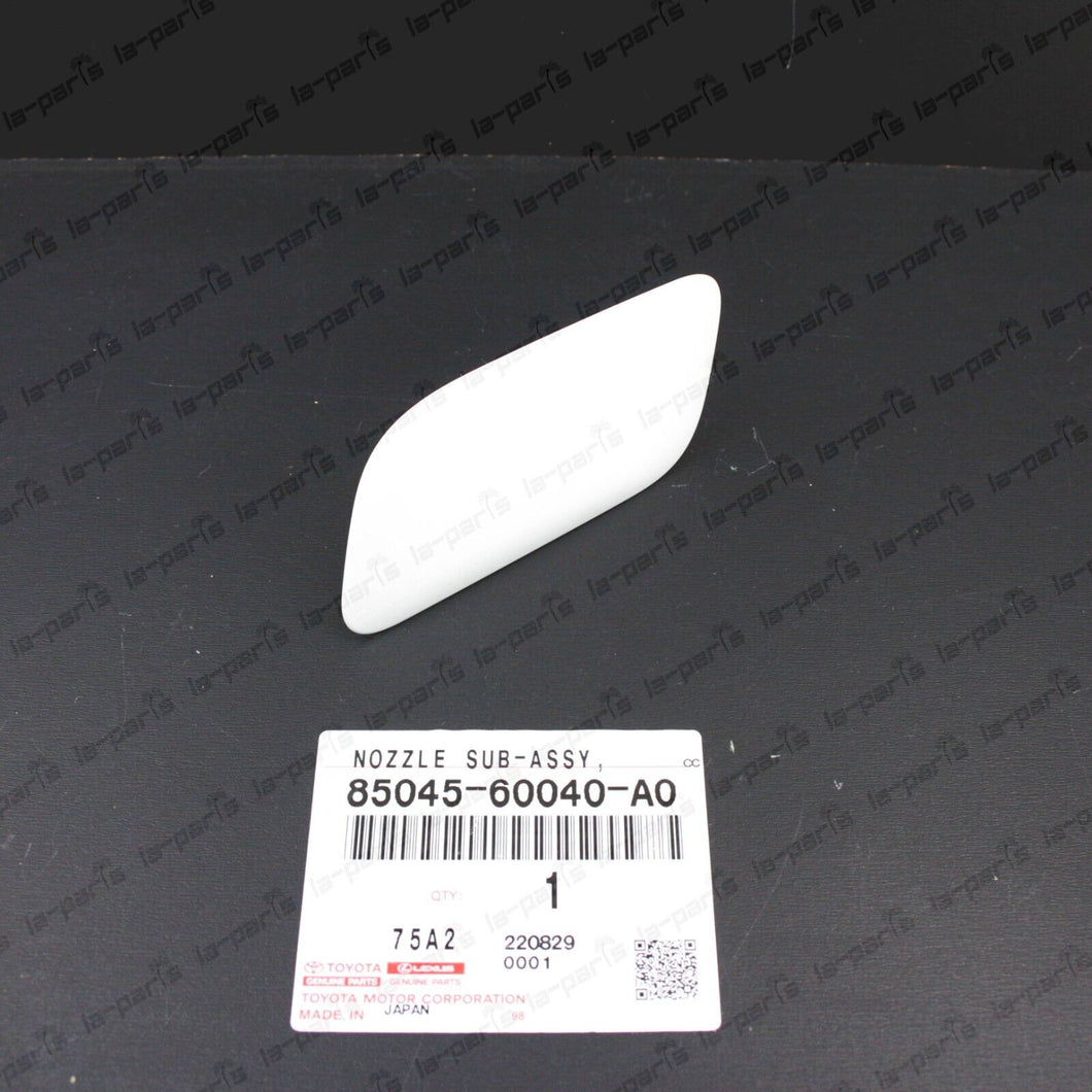 New Genuine Lexus 08-13 LX570 White Driver side Headlamp Washer Nozzle Cap