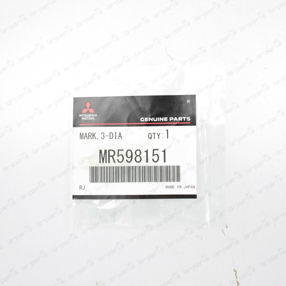 New Genuine Mitsubishi Lancer Evolution 7 Ct9 Rear Emblem Mr598151