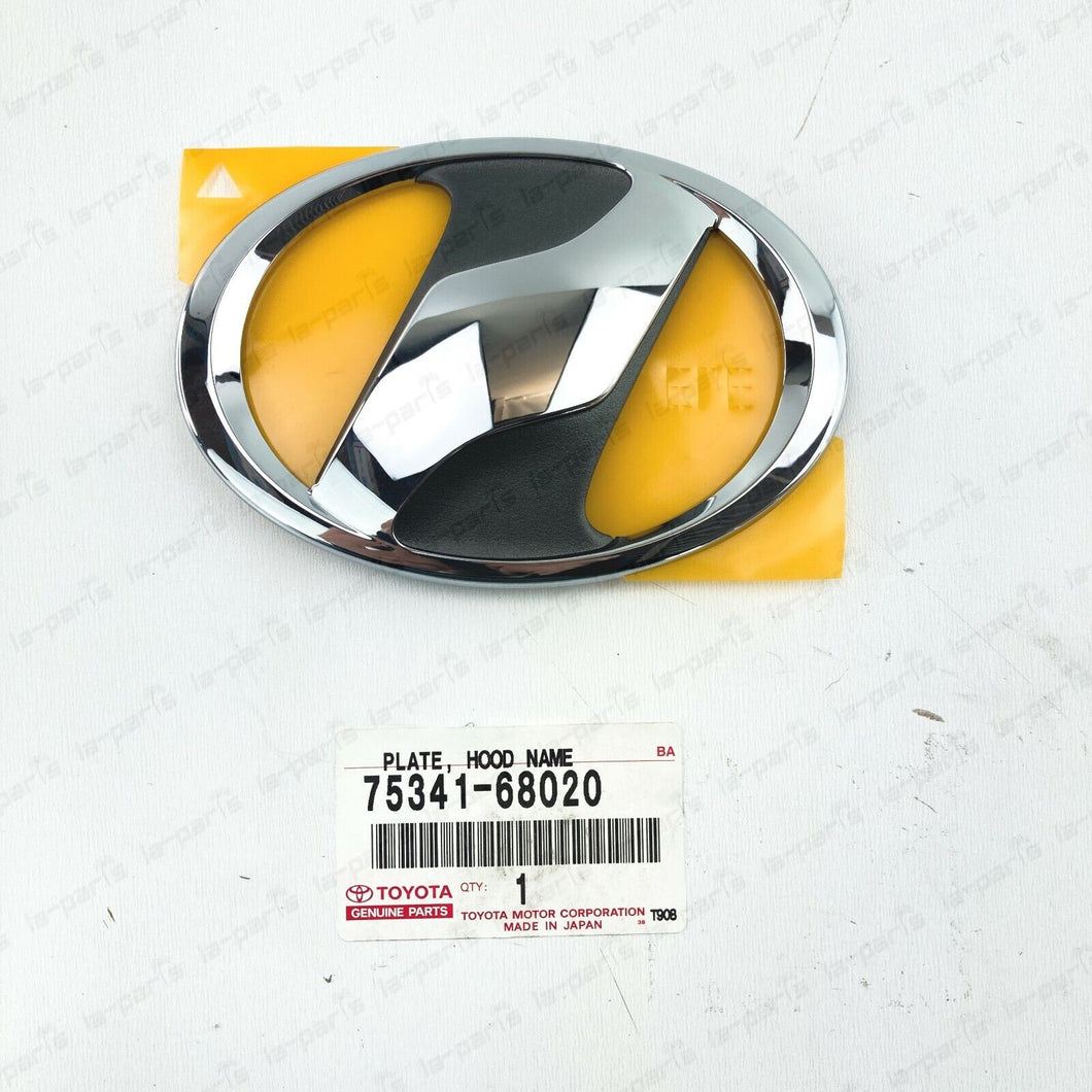 New Genuine Toyota Netz Emblem Chrome Badge Jdm 75341-68020