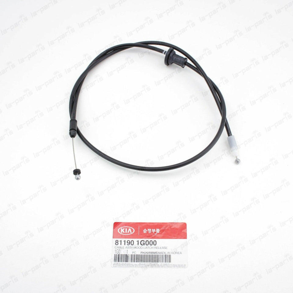 New Genuine Kia 2006-2011 Rio Hood Release Cable 81190-1G000