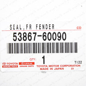 New Genuine Lexus 2011-2023 GX460 Front Driver Side Cowl Cover Seal 53867-60090