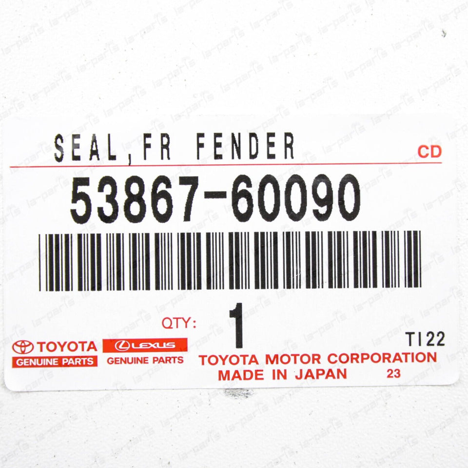 New Genuine Lexus 2011-2023 GX460 Front Driver Side Cowl Cover Seal 53867-60090