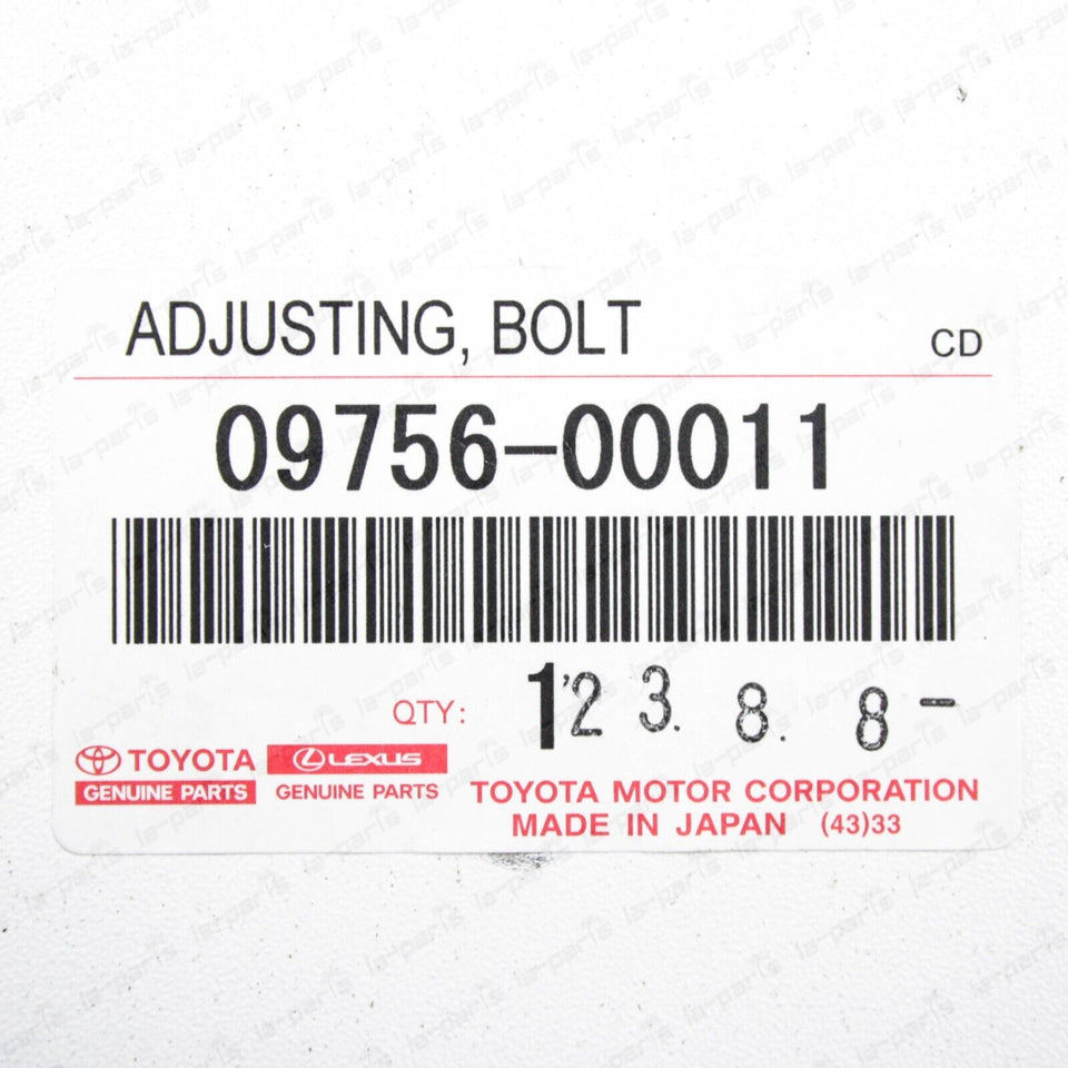 New Genuine OEM Toyota SST  Brake Service Adjusting Bolt 09756-00011