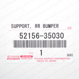 New Genuine OEM Toyota FJ Cruiser Rear Bumper Driver Side Support 52156-35030