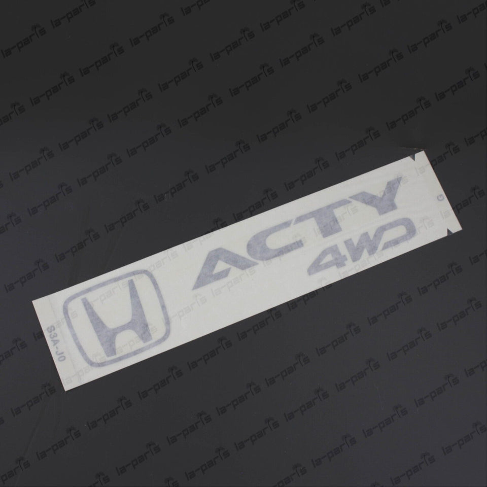 New Genuine Honda ACTY 4WD Decal Sticker Mini Truck Kei JDM 75723-S3A-J00ZC