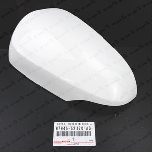 New Genuine Toyota 12-19 Prius "C" Driver Mirror Cover 040 White 87945-52170-A0