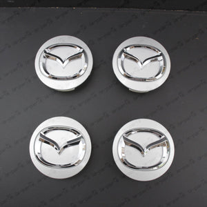 Genuine Mazda 3 5 6 Miata Rx8 Cx7 Cx9 Silver Wheel Center Cap Bbm2-37-190 4Pcs