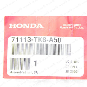 Genuine Honda 14-17 Odyssey Upper Right Fog Light Cover Garnish 71113-TK8-A50