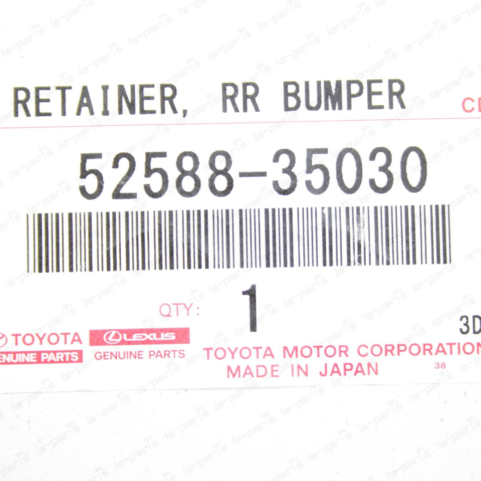 New Genuine OEM Toyota FJ Cruiser Rear Bumper Driver Side Retainer 52588-35030