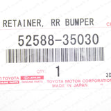 New Genuine OEM Toyota FJ Cruiser Rear Bumper Driver Side Retainer 52588-35030
