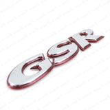 Genuine Mitsubishi Lancer Evolution 4 5 CN9A CP9A Rear Silver GSR Badge Emblem