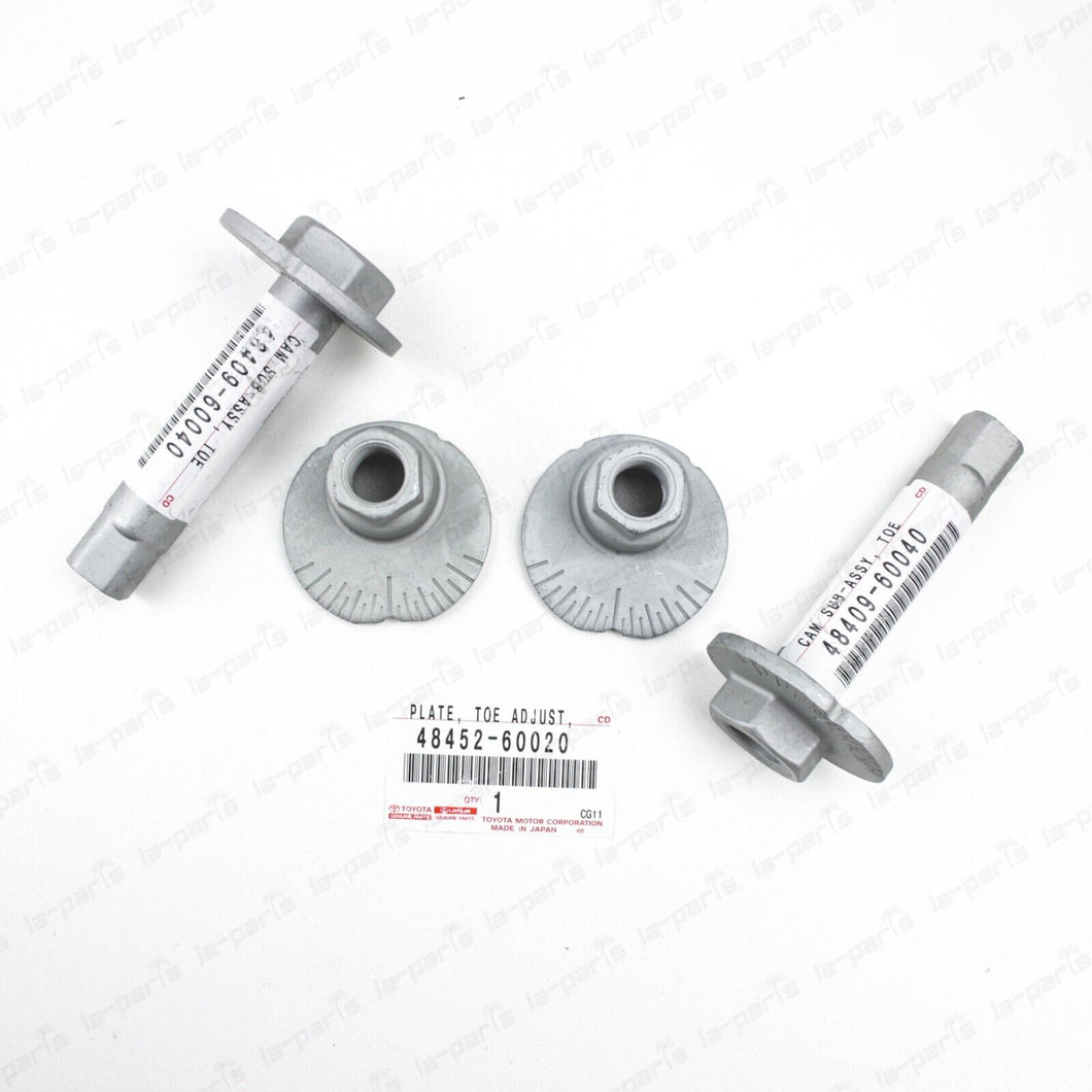 Genuine Toyota 10-22 4Runner FJ Tacoma Lower Control Cam Plate Toe Adjust Camber