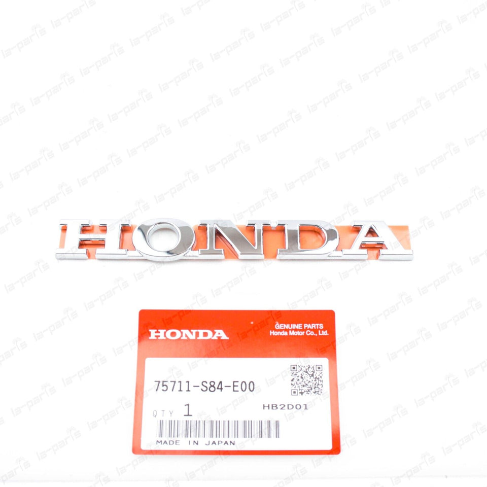 Oem Genuine Honda Acura Integra Type R Dc2 Db8 Rear Emblem Jdm 75711-S84-E00