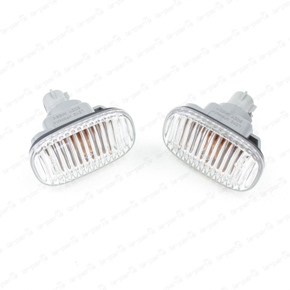 New Genuine OEM Toyota 93-98 Supra JZA80 Clear Fender Side Marker Lights PAIR