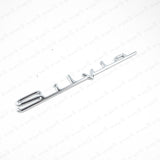 New Genuine Nissan 95-98 240SX JDM Silvia S14 Rear Trunk Chrome "Silvia" Emblem