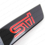 New Genuine OEM Subaru 15-16 WRX STi Black Passenger Fender Emblem Molding Badge