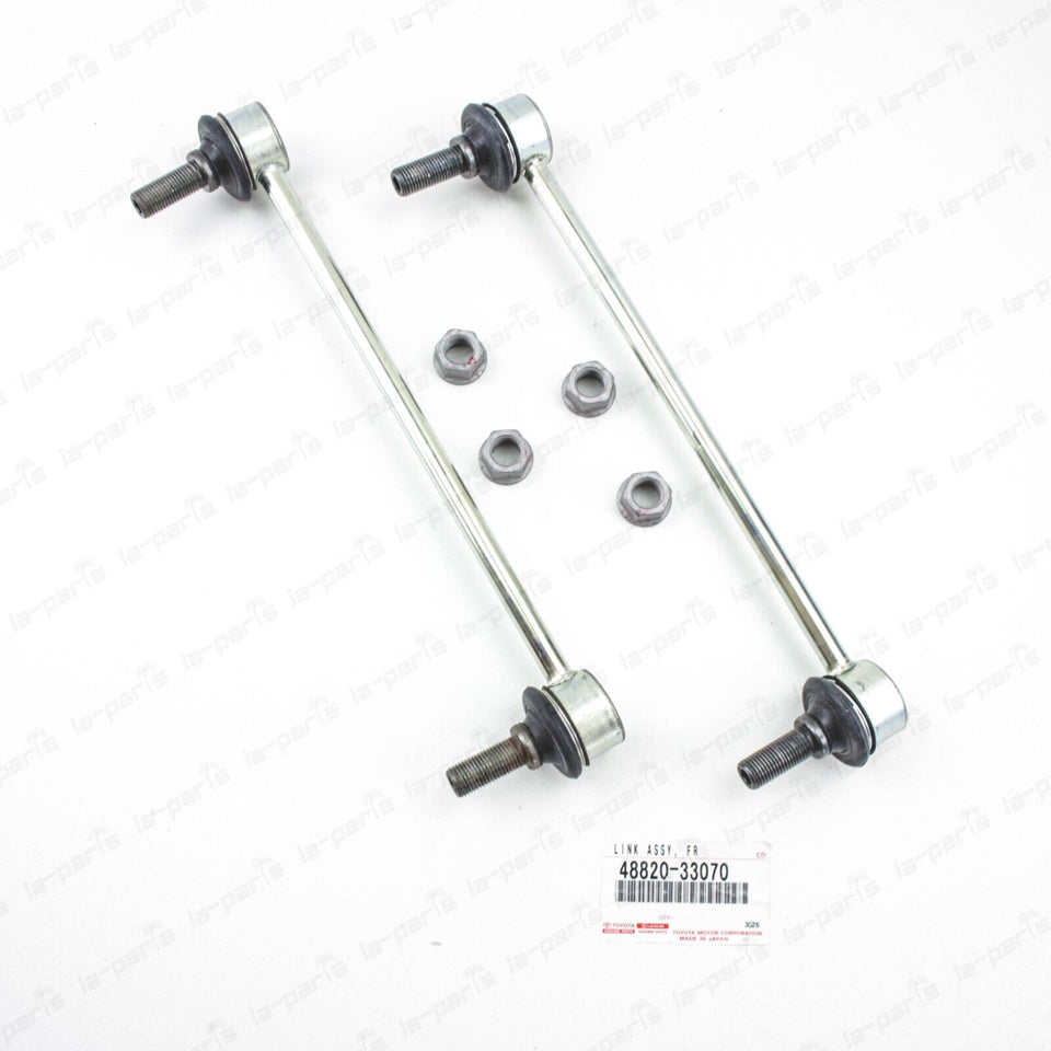 New Genuine Toyota Camry Avalon ES300h ES350 Front Stabilizer Link & Nuts Kit
