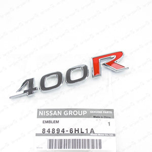 New Genuine Nissan JDM 400R Infiniti Q50 Q60 Trunk Badge Redsport Emblem