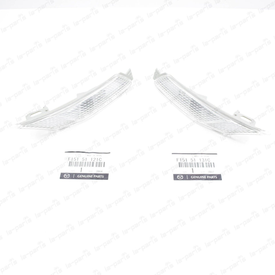 Genuine Mazda Rx-8 Clear Corner Side Markers Indicator Lights Set  Left + Right