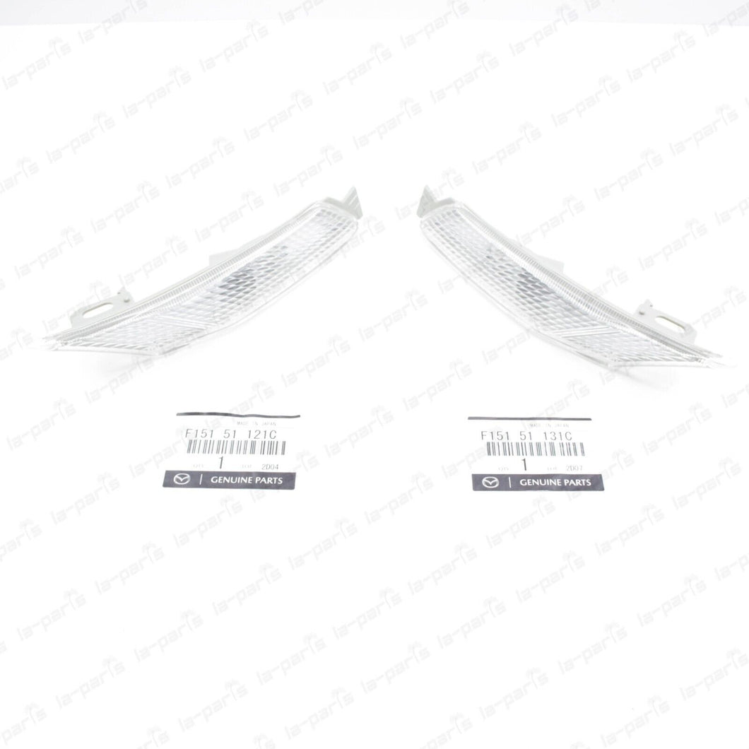 Genuine Mazda Rx-8 Clear Corner Side Markers Indicator Lights Set  Left + Right