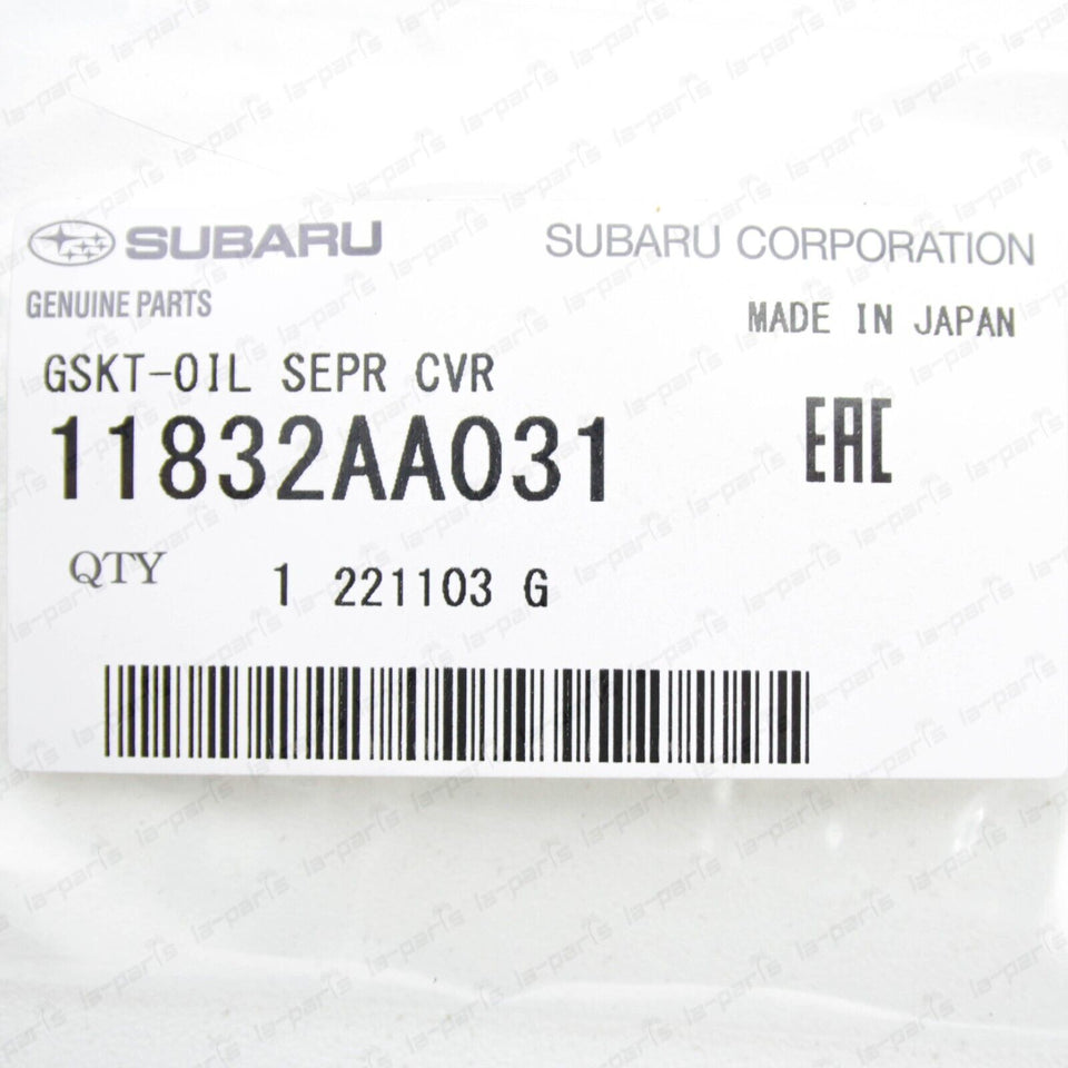 New Genuine Subaru 02-05 Impreza WRX EJ205 Oil Separator Cover Gasket SET of 2