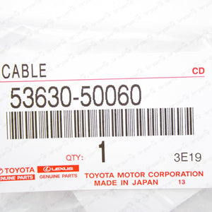 New Genuine Toyota Lexus 2001-2006 LS430 Hood Release Cable 53630-50060