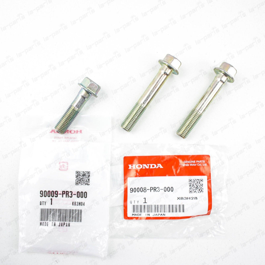 New Genuine OEM Honda B-SERIES Left Mount Bracket To Block Bolts 3 pcs