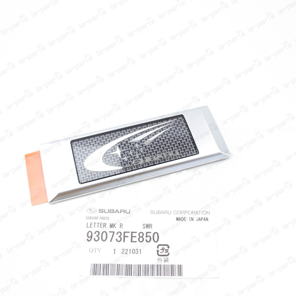 New Genuine Subaru 02-07 Impreza WRX STi GDA GDB Rear Carbon SWRT SUBARU Emblem