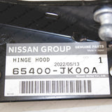 New Genuine Nissan Infiniti G37 Sedan Q40 Hood Hinge 65400JK00A 65401JK00A Pair