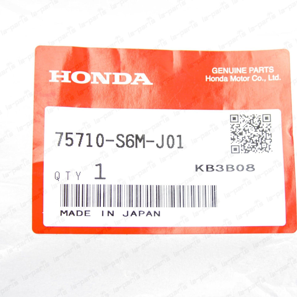 New Genuine Honda Acura 05-06 RSX Front Grill Black H Emblem Badge 75710-S6M-J01