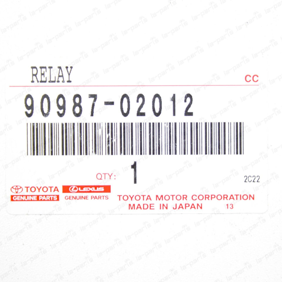 New Genuine OEM Toyota Lexus Relay 90987-02012