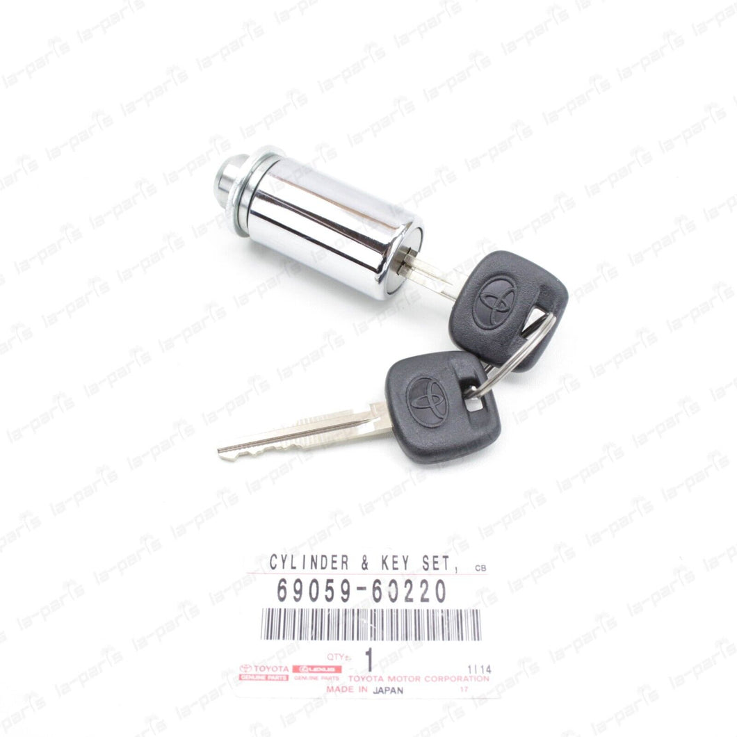 New Genuine Toyota Fj Cruiser Cylinder & Key Set Spare Wheel Lock 69059-60220