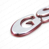Genuine Mitsubishi Lancer Evolution 4 5 CN9A CP9A Rear Silver GSR Badge Emblem