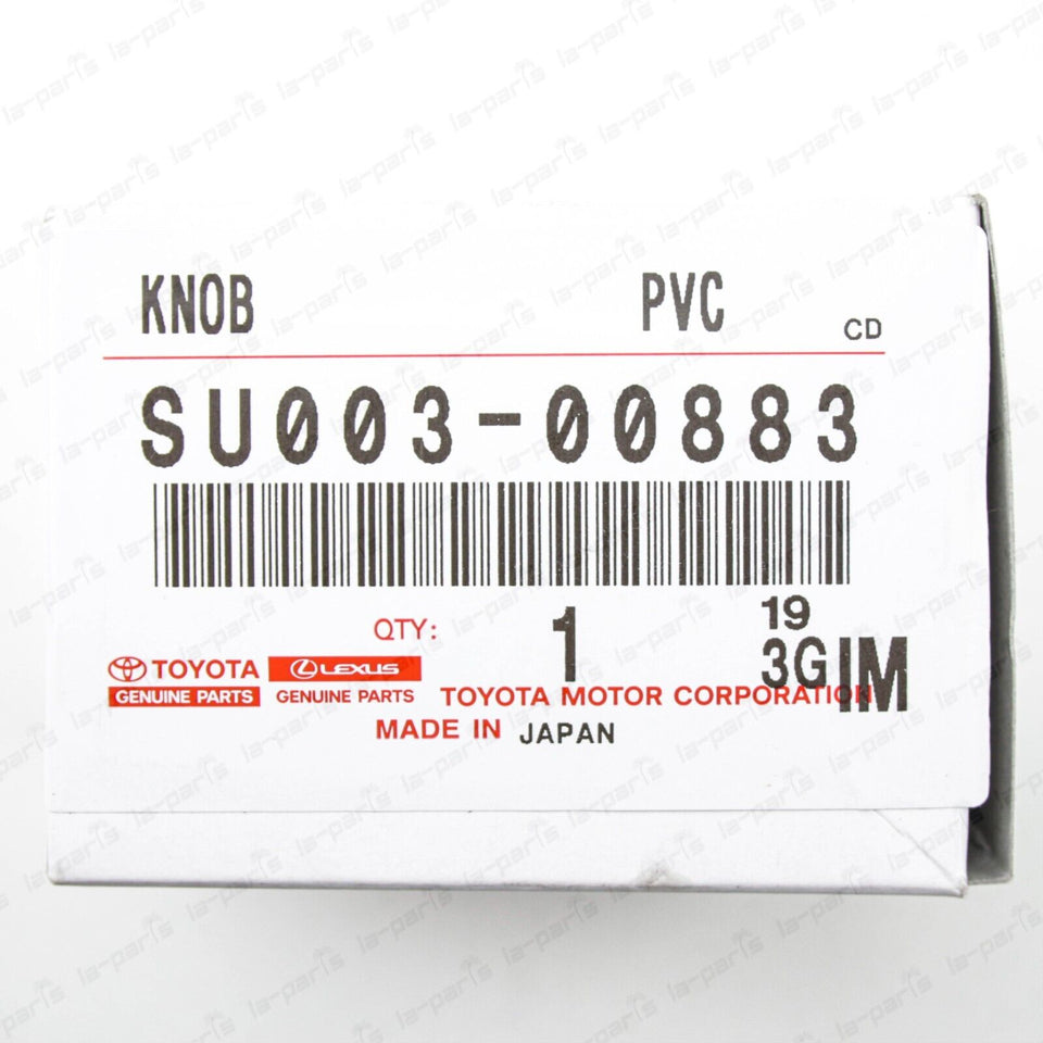 Genuine Toyota 13-16 Scion FRS 86 GT86 RC All Black PVC Shift Knob SU003-00883